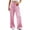 Pink, variant on Wlynlyn Pajamas Pants for Women Plaid Elastic Waist Casual Wide Leg Cotton Pjs Bottoms Trousers with Pockets
