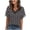 Black women's v neck t shirt a1, variant on Women's V Neck Short Sleeve T-Shirt Polka Dot Casual Loose Blouse Cute Vacation Holiday Fashion Top, Light Blue L