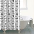 thumbnail image 4 of Monochrome Controllers Games Icons White Pattern Shower Curtain 84"x72" ,Bathroom Decorative Shower Curtains Set with 12 Hooks,Modern Waterproof Washable Shower Curtain, 4 of 6