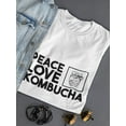 thumbnail image 3 of Peace Love Kombucha Women T-Shirt, Female XX-Large, 3 of 4