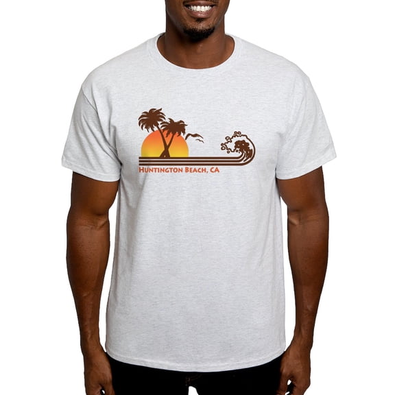CafePress - Huntington Beach California Light T Shirt - Men's Classic Graphic T-Shirt