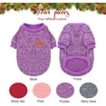 thumbnail image 3 of 4 Pieces Small Dog Sweater - Pet Dog Classic Knitwear Sweater Soft Thickening Warm Dogs Shirt Winter Puppy Sweater for Dogs, 3 of 6