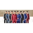 thumbnail image 6 of Onimisc Men Satin Silk Pajamas Sets Long Sleeve Sleepwear Button-Down PJs Sets Two-Pieces Loungewear with Pockets, 6 of 7