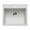 Cloud, variant on Houzer Quartztone 25 in Cloud Granite Composite Topmount Single Bowl Kitchen Sink - G-300 CLOUD