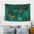 thumbnail image 5 of Easygdp Green Gold Glitter Tapestry Wall Hanging, Wall Tapestries for Bedroom Aesthetic Living Room Office Decor 60x40in, 5 of 8