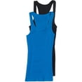 thumbnail image 1 of Women's & Juniors Ribbed Cami Racerback Workout Tank Top - 2 Pack, 1 of 2