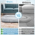 thumbnail image 7 of TUAREX Human Dog Bed for Adults, 76"x46"x10" Large Human Size Dog Bed, Removable Cover, Washable, Waterproof, Orthopedic Design, Light Grey, 7 of 7