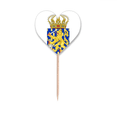 thumbnail image 1 of nederlands eu national emblem Toothpick Flags Heart Lable Cupcake Picks, 1 of 3