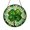 Stained Glass 5.9 Inch, variant on Four Leaf Clover Stained Glass Suncatcher Window Hanging Decor, Green Clover Botanical Window Ornament with Leaf Design, Seasonal Window Art Decor