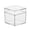 Clear, variant on Acrylic Plastic Box with Lid,Transparent Square Candy Containers,Small Square Cube Storage Candy Box,Small Display Box,Stackable Small Acrylic Cubes for Candy,Tiny Beads,Earring,Jewelry,Clear