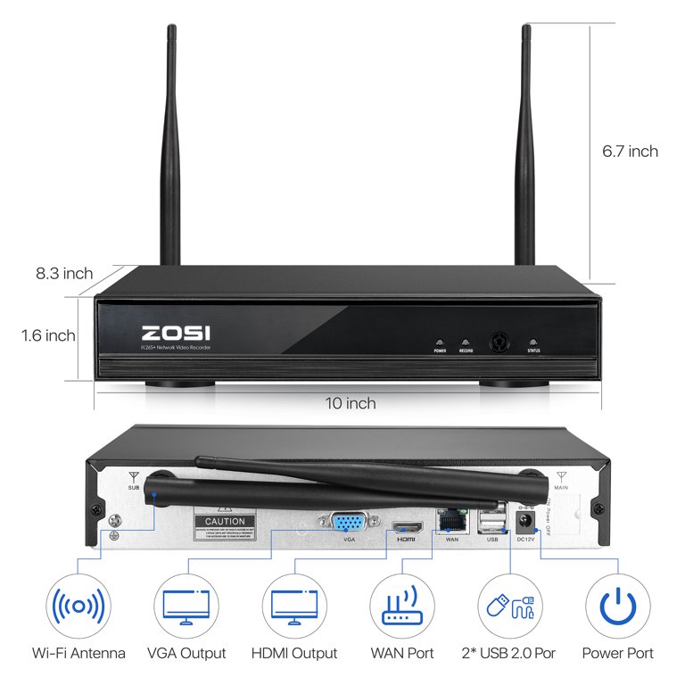zosi wireless dvr