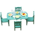 thumbnail image 2 of 1 Set Dollhouse Toy High Simulation Children Cartoon Smooth Edge Mini Dining Table Toy for Boys Girls, 2 of 7