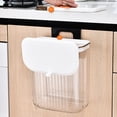 thumbnail image 4 of riaocot Strong Load-bearing Enlarge Caliber Hanging Trash Bin with Lid Punching Free Kitchen Large Capacity Wall Mounted Garbage Can Household Products, 4 of 8