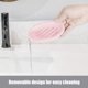 thumbnail image 4 of Jabonera de plástico color macaron | Porta jabón con ranuras para drenaje | Organizador compacto para baño, cocina, lavabo o ducha | Bandeja extraíble, fácil de limpiar | 1 pieza | Azul claro, rosa, 4 of 6