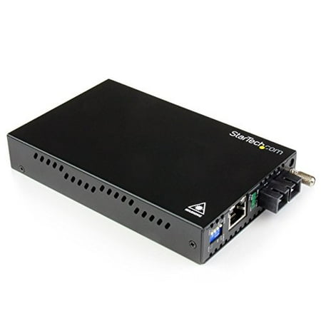 StarTech Gigabit Ethernet Single Mode Fiber Media Converter SC 40 km - 1000 Mbps - 10/100/1000Base-T