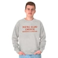 thumbnail image 5 of Scary Without A Costume Halloween Sweatshirt for Men or Women Brisco Brands X, 5 of 6