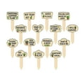 thumbnail image 2 of 15 Pack Wooden Plant Markers, T-Shaped Funny Plant Labels for Potted Plants, Succulents, Herb Garden, Outdoor & Indoor Gardening, with Whimsical Slogans (6.8x11.9cm), 2 of 7