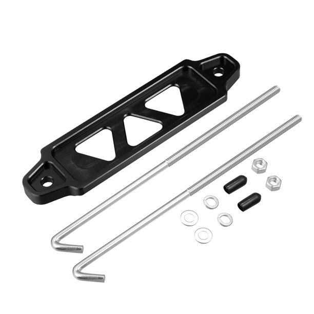 172mm Universal Coche Batería Sujeción Soporte Juego 8 Pulgadas Perno Negro