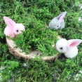 thumbnail image 4 of Easter Bunny ,10PC Mini Plush Animals, Soft Tiny Stuffed Animals Easter Bunnies Plush Rabbit for Easter Basket Stuffers Easter Gift (Gray), 4 of 9