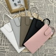 thumbnail image 3 of Men Women's Eyeglass Case Soft Leather Glasses Storage Bag Portable Hangable Pocket Cases Slim Travel Pouch for Sunglasses, 3 of 9