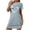 Dark Gray, variant on Xfvqtps Valentine's Day Nightgown for Women Plus Size Butterfly Love Splicing Print Short Sleeve Crew Neck Solid Color Lightweight Soft Comfortable Pajamas Pink