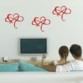 thumbnail image 6 of FNGZ Stickers Decor Infinite Heart Art Home Window Glass Living Room Sticker Wall Sticker Decoration Red, 6 of 8