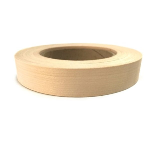 Easy Application Iron On with Hot Melt Adhesive Flexible Wood Tape Made in USA. Maple 5//8 X 25 Preglued Wood Veneer Edgebanding Roll