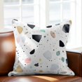 thumbnail image 2 of Fragments Puzzles Art Throw Pillow Cover Colorful Dot Art Cotton Linen Cushion Cover Throw Pillow Case with Invisible Zipper for Couch Sofa Bed Chair Car 16x16 Inch, 2 of 14