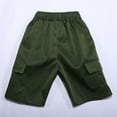 thumbnail image 5 of Stretch Cargo Shorts GreenWork Shorts Elastic Waist School Kids Athletic Shorts Boys Gym Shorts 9-10 Years Summer&nbsp;Clothing, 5 of 8