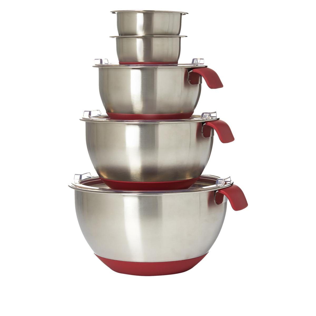 Wolfgang Puck 12-Piece Stainless Steel Mixing Bowls