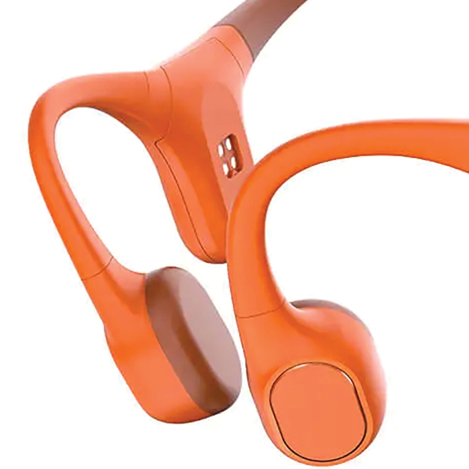Mojawa Run Plus 4th Generation Sports Bluetooth Bone Conduction Headphones w/ Carrying Bag and Earplugs , Orange
