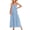 Light Blue, variant on Women's Full Size Ruched Tiered Spaghetti Strap Dress Polyester % with Moderate Stretch and Elegant Silhouette