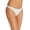 Cream, variant on Womens Veronica Solid Ribbed Swim Bottom Separates Ivory XS
