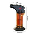 thumbnail image 3 of Butane Lighter Under $5! Yannianjz Butane Torch Lighter Refillable Kitchen Lighter with Adjustable Flame, Windproof BBQ Cigar Lighter for Camping Fireplace and Grilling, 3 of 8