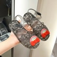 thumbnail image 2 of JAKANYQ Kids Girls Jelly Sandals Girls Closed Toe Princess Summer Dress Shoes Beach Flat Sandals Toddler Children Stylish Baby Footwear, 2 of 9