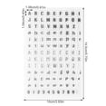 thumbnail image 1 of Transparent Clear Silicone Stamps Alphabet Letters Numbers  PVC Planner  Sets Kid Adult DIY Craft Scrapbooking Card Making Diary Album Decorating Stationery Tool, 1 of 4
