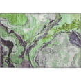 thumbnail image 2 of Addison Rugs Mayfield Premium Machine Washable Transitional Abstract Green Rectangle Rug, 1'8" x 2'6", 2 of 6
