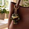thumbnail image 5 of Tdxkok Vintage Curved Coin Purse Soft Fabric Mini Wallet with Clasp Chain Portable Change Pouch for Cards Keys Daily Use 16*8*2CM D, 5 of 6