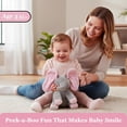 thumbnail image 3 of Dimple Kaia the Elephant Interactive Plush Toy, Musical Singing Peek-a-Boo Stuffed Animal with Moving Ears, Soft Baby Toy for Infants, Toddlers, Boys, Girls, Nursery Gift, 3 of 9