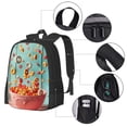 thumbnail image 2 of Lukts Floating Colorful Cereal for Large Capacity Backpack, 600D Oxford Cloth Schoolbag Sports Backpack - Adjustable Shoulder Straps, Unisex, 2 of 6