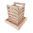 thumbnail image 1 of Alimentador de heno de conejo de madera, soporte de hierba para alimentación de alimentos, estante de heno para Chinchilla, conejillo de indias,, 1 of 9