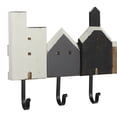 thumbnail image 4 of DecMode Indoor Multi-Colored Wood Farmhouse Wall Hook, 4 of 8