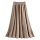 thumbnail image 1 of Falda elástica de algodón de cintura alta y corte A para mujer - Algodón, largo medio - Talla única (M), primavera/verano/otoño, 1 of 3