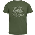 thumbnail image 1 of Camping So The Adventure Begins Mens T Shirt, 1 of 1