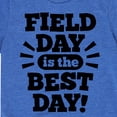 thumbnail image 3 of Instant Message - Field Day Is The Best Day  - Toddler And Youth Short Sleeve Graphic T-Shirt, 3 of 6