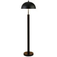 thumbnail image 3 of Evelyn&Zoe York 58" Tall Floor Lamp with Metal Shade, Blackened Bronze, 3 of 6