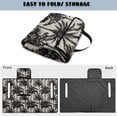 thumbnail image 6 of Whosucclay Black Palm Tree Print Golf Cart Seat Cover, 4 Convenient Pockets Golf Cart Seat Protector for Yamaha Club Car Icon, Portable 51.18 x 30.3 inches, 6 of 9