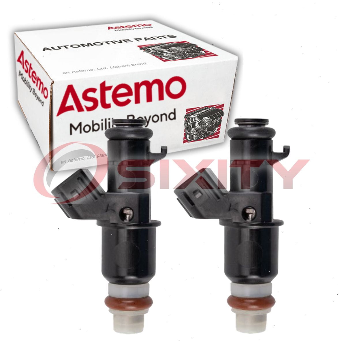 2 pc Hitachi FIJ0059 Fuel Injectors compatible with 16450-RCA-A01 16450-RGL-A01