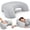Gray, variant on AMTPM Side Sleeper Pillow with Arm Holes, Ergonomic Memory Foam Cervical Pillow for Neck and Shoulder Pain Relief for Side Back Stomach Sleeper