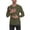 Army Green, variant on Mifsaly Kangaroo Shirt for Dad and Baby V-Neck Long Sleeve Cotton T-Shirts Dad Mom Kangaroo Carrier Shirts with Pouch Convenient Comfortable Pregnant Babies Wearing Blouse